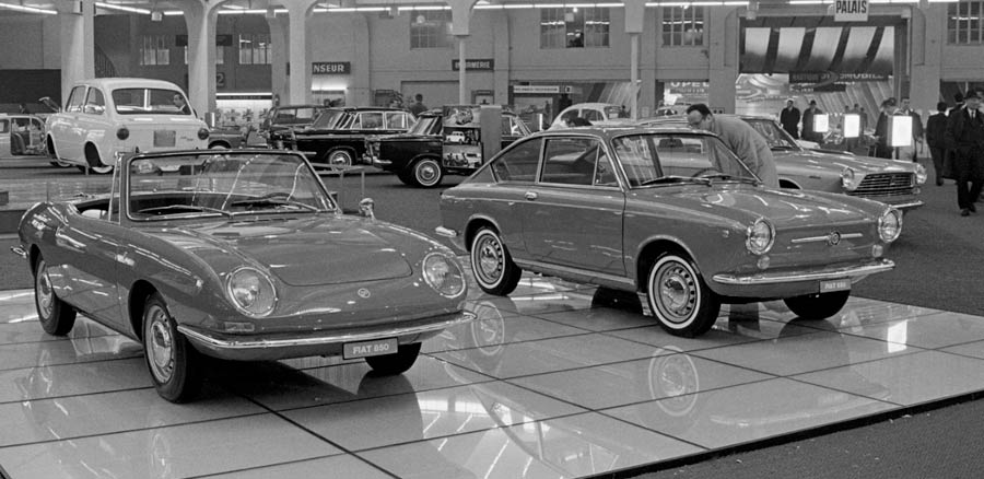 Fiat 850 spider coupe Geneve