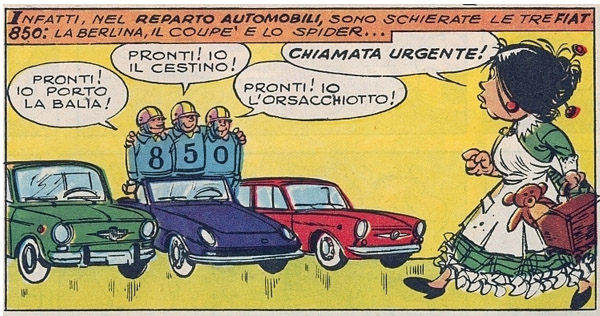 Fiat 850 in missione speciale