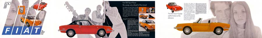 Fiat 850 folder usa