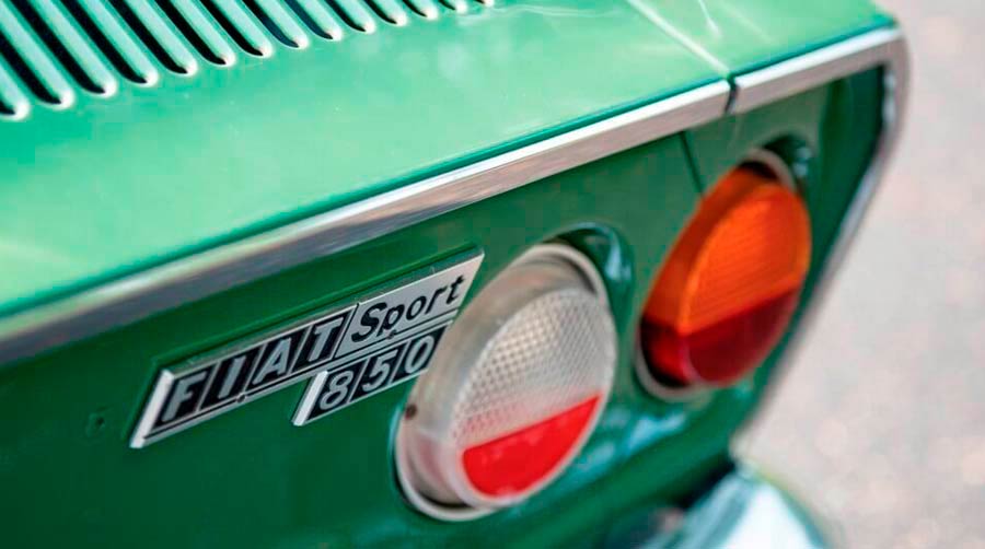 Fiat 850 Sport coupe 2 achter