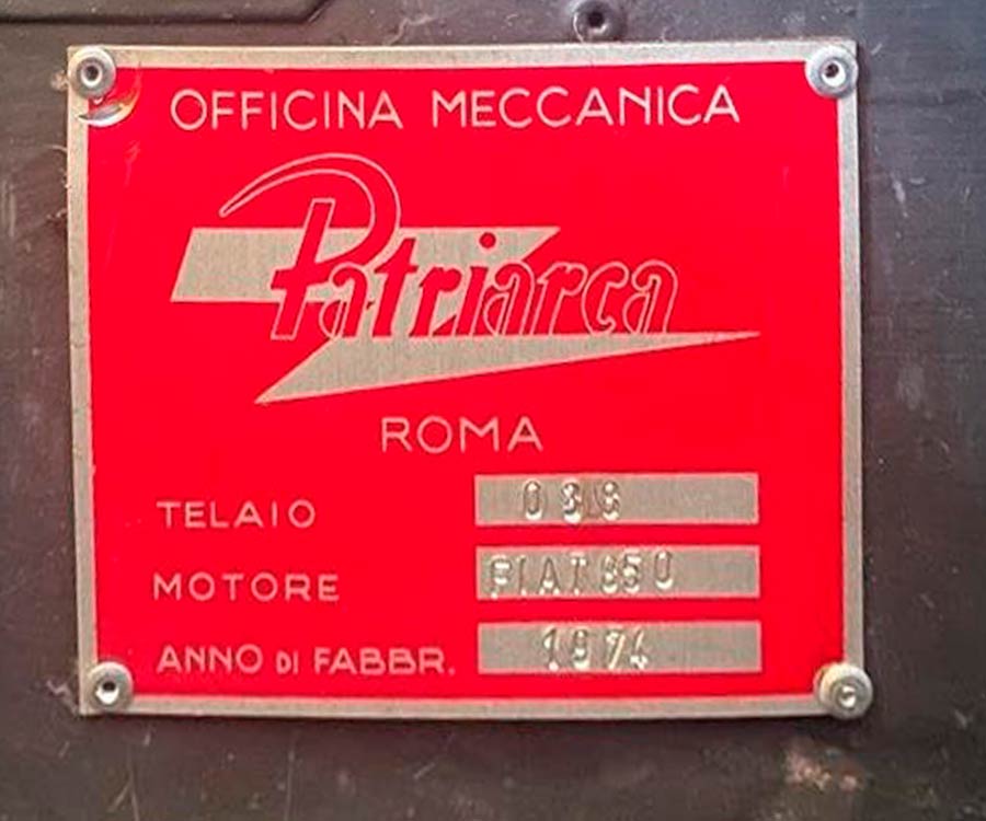 Patriarca Formula 850