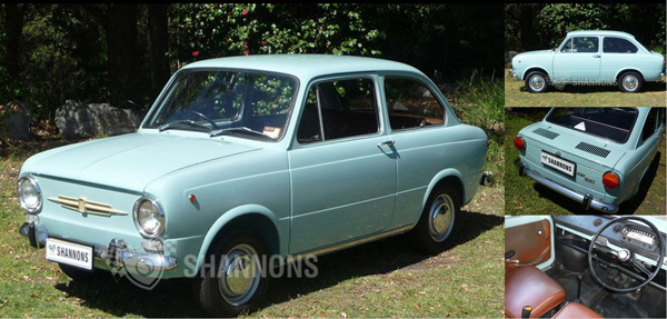 Fiat 850 op veiling van Shannons