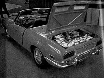 Elektrisch aangedreven Fiat 850 Spider