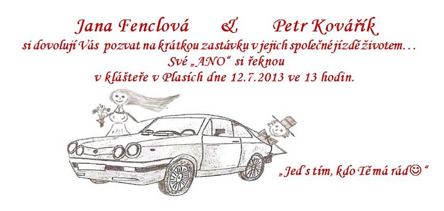 850 coupe trouwkaart