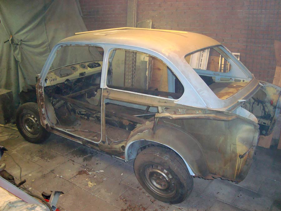 Fred's OT1600 Spider in aanbouw