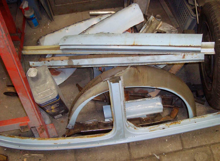 Fred's OT1600 Spider in aanbouw