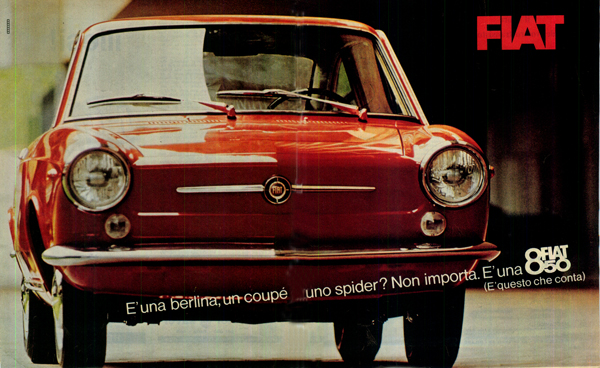 850 coupe advertentie