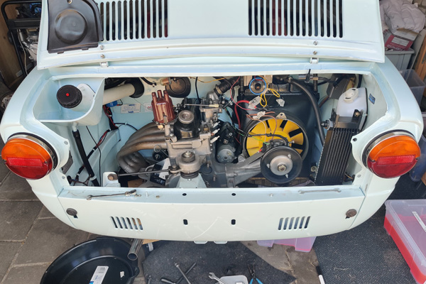 Fiat 850 oude motor 843cc