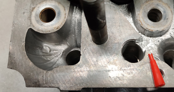 Aanpassing cilinderkop Fiat 850