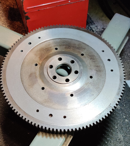 Afgedraaid vliegwiel Fiat 850