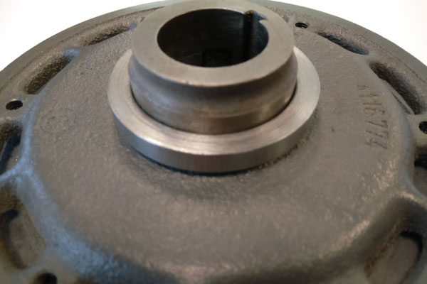 Pasring voor krukaspoelie van Fiat 850