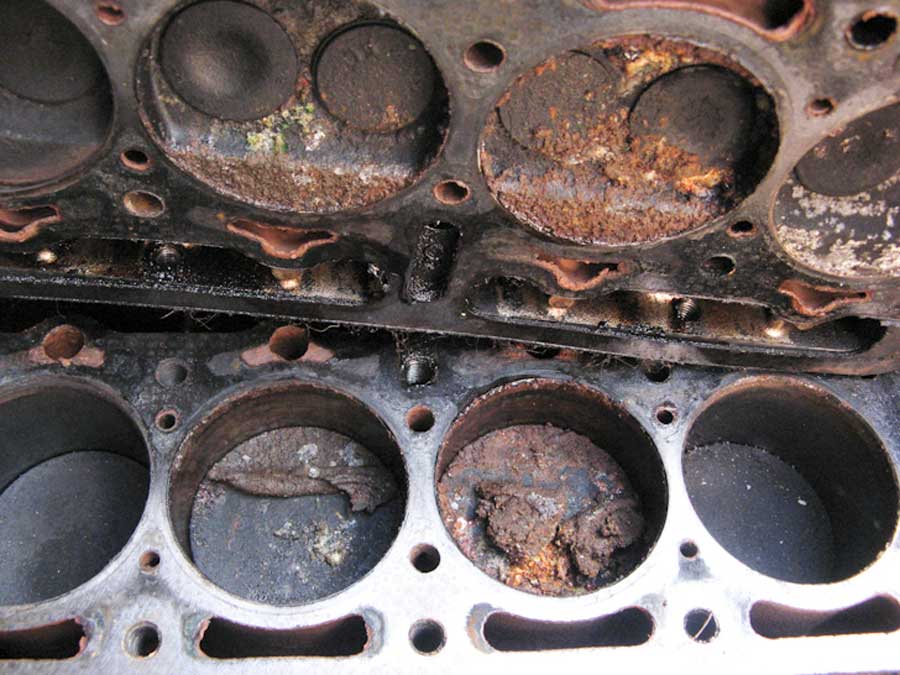 demontage motor kop 2