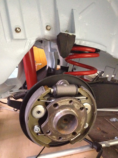 Fiat 850 schokbrekers achter gemonteerd