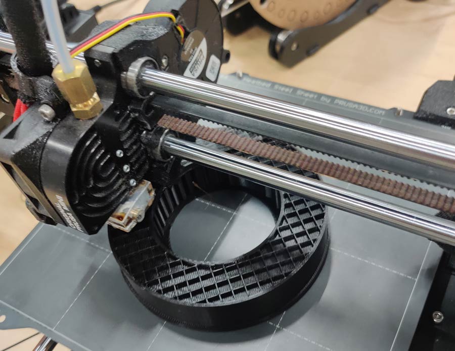 Het printen van de behuizingen in het OT 1000 dashboard