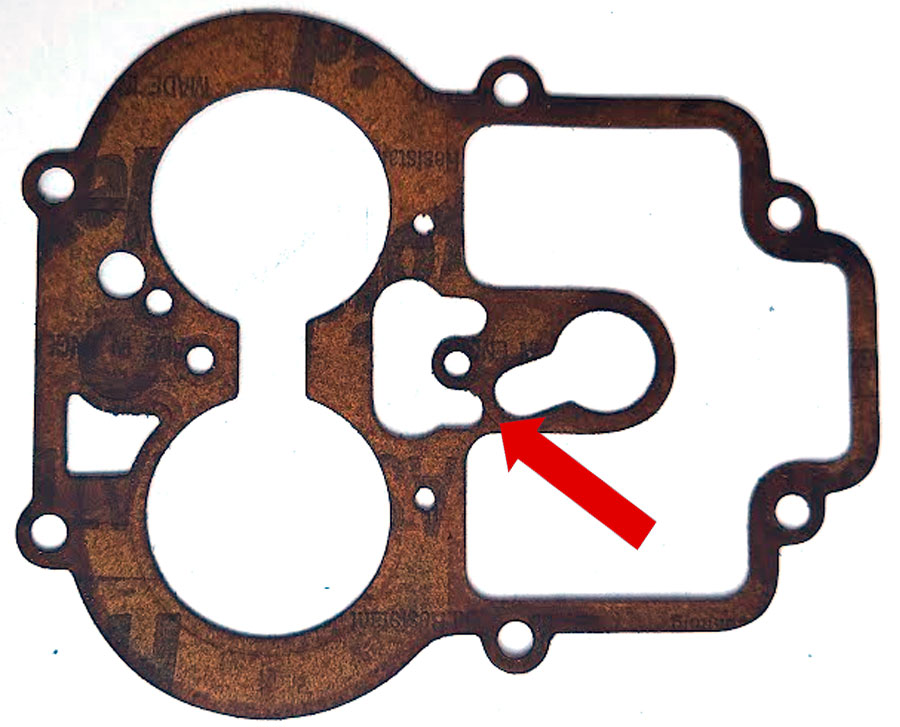 Papieren pakking Weber DCD