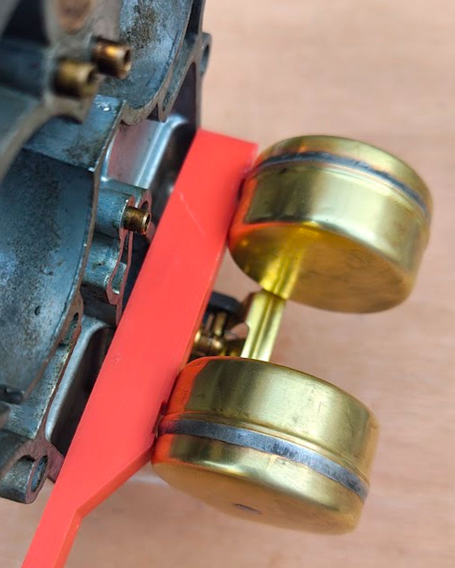 Resultaat afstelling Weber DCD