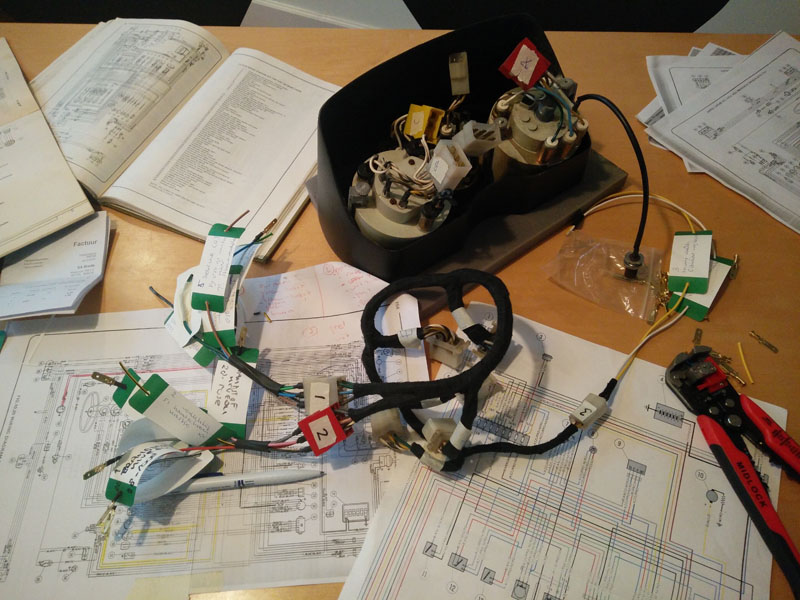 Kabelboom OT Dashboard Fiat 850