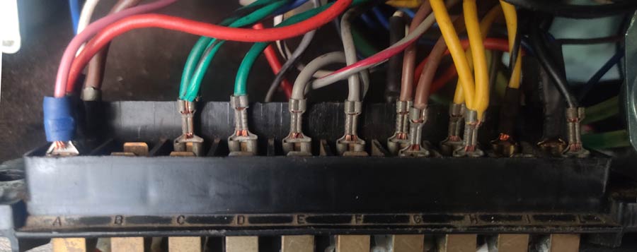 Fiat 850 zekeringkast origineel