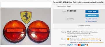 Ferrari achterlichten