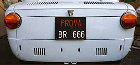 Fiat 850 achterlicht