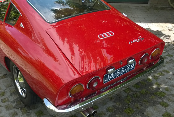 850 Coupé FWD lijkt op Audi 1000SP Coupé