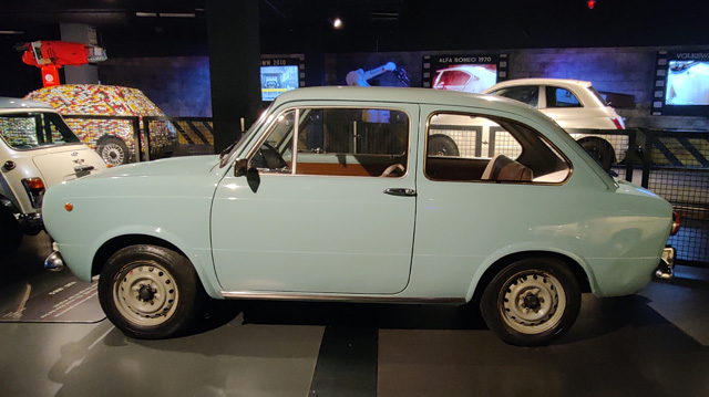 Fiat 850 in MAuto Turijn Fiat 850 in MAuto