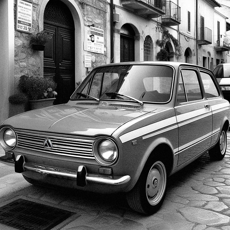 Autobianchi protoype ai op basis Fiat 850