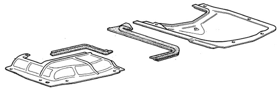 Fiat 850 onderplaten