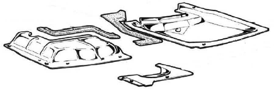Fiat 850 onderplaten