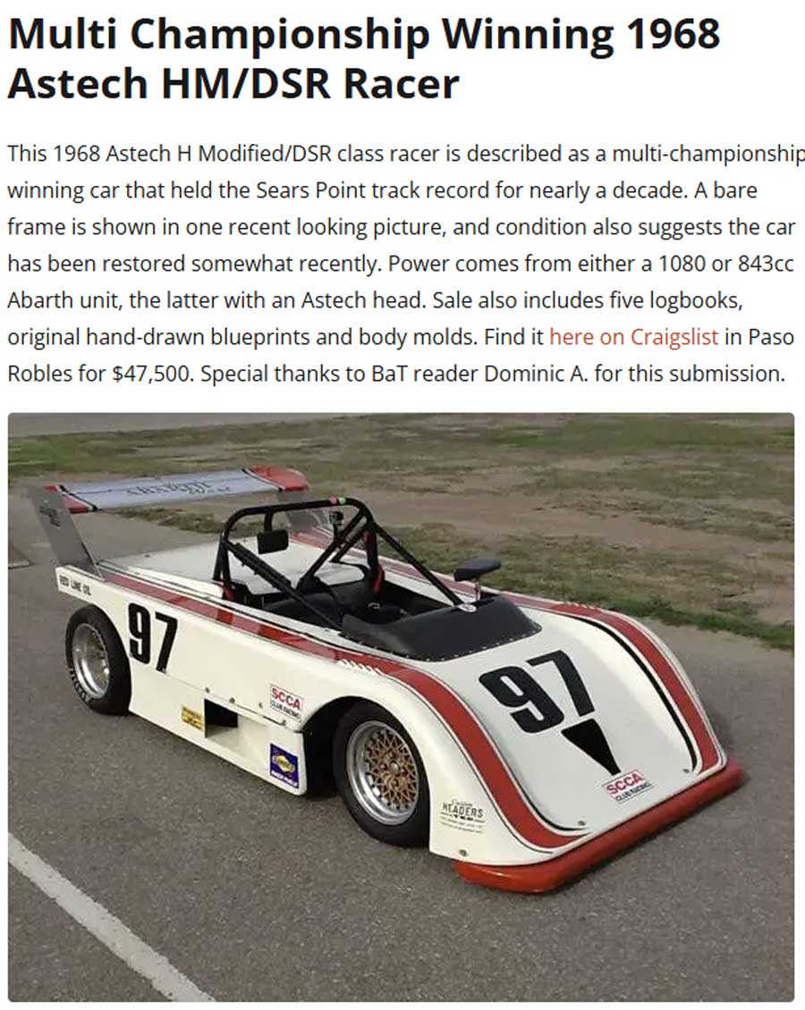 850 astech te koop op Craigslist