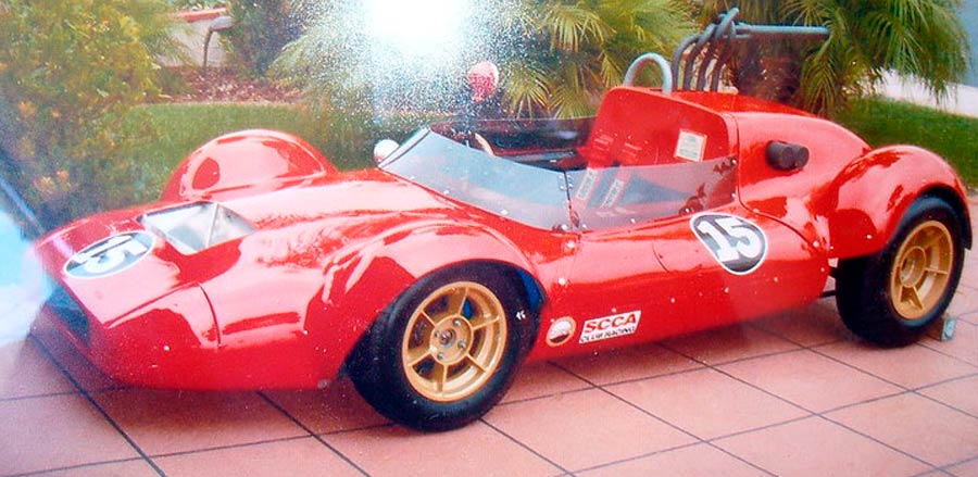 Le grand race car met Fiat 850 techniek