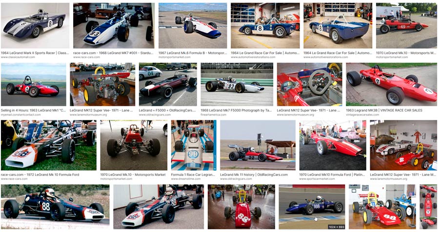 Le grand race cars