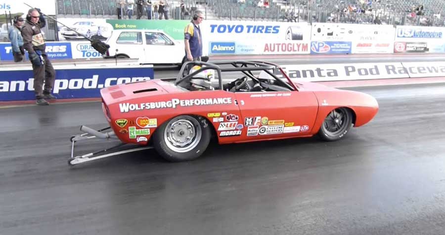 Fiat 850 Spider USA Drag racer