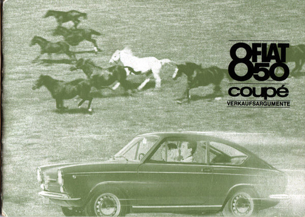 850 coupe verkopersinfo kaft voor