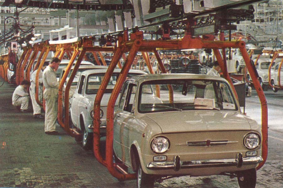 Fiat 850 op productielijn
