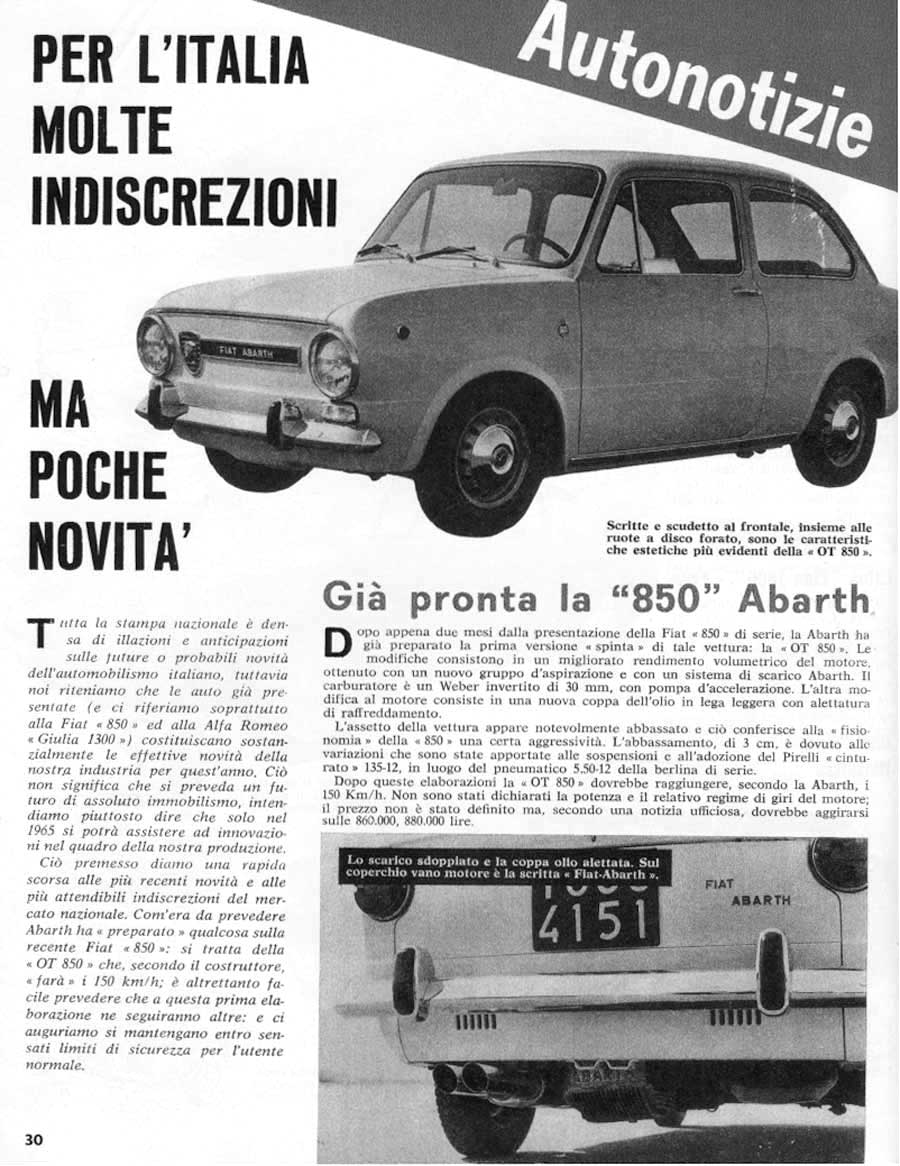 850 abarth 850OT