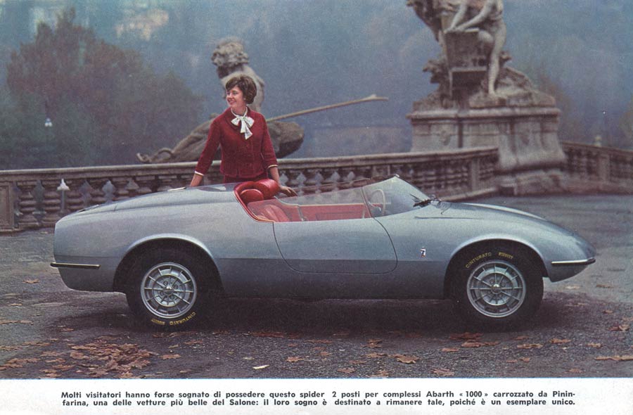 Abarth Pininfarina Spider Turijn 1964