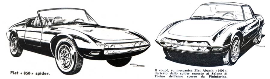 Abarth Pininfarina Spider Turijn 1964