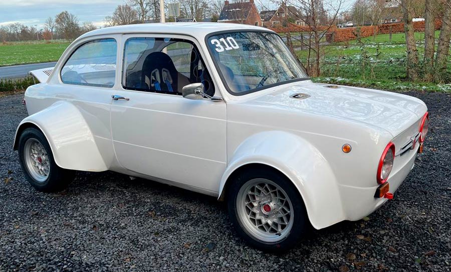 Fiat 850 met Hayabusa motor