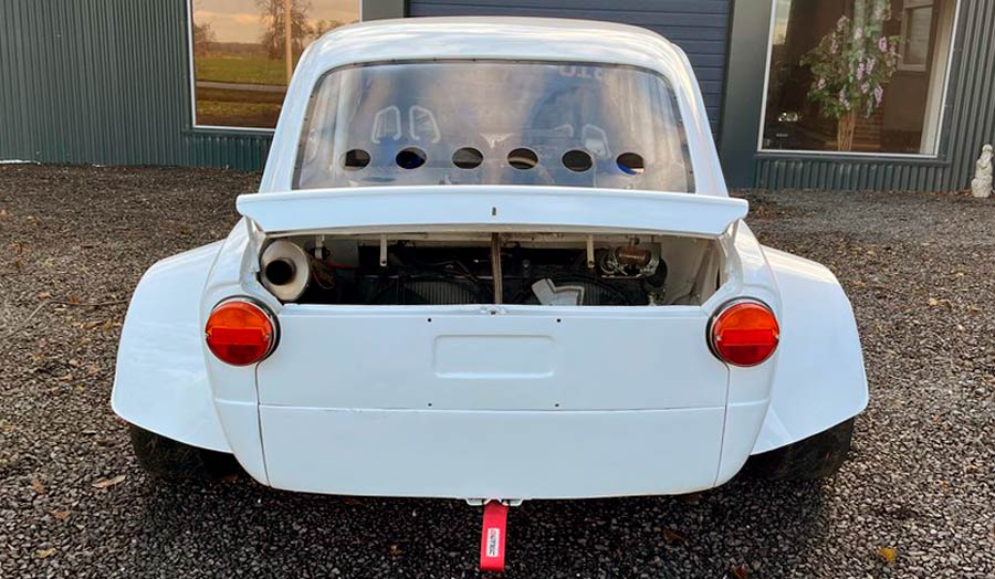 Fiat 850 met Hayabusa motor