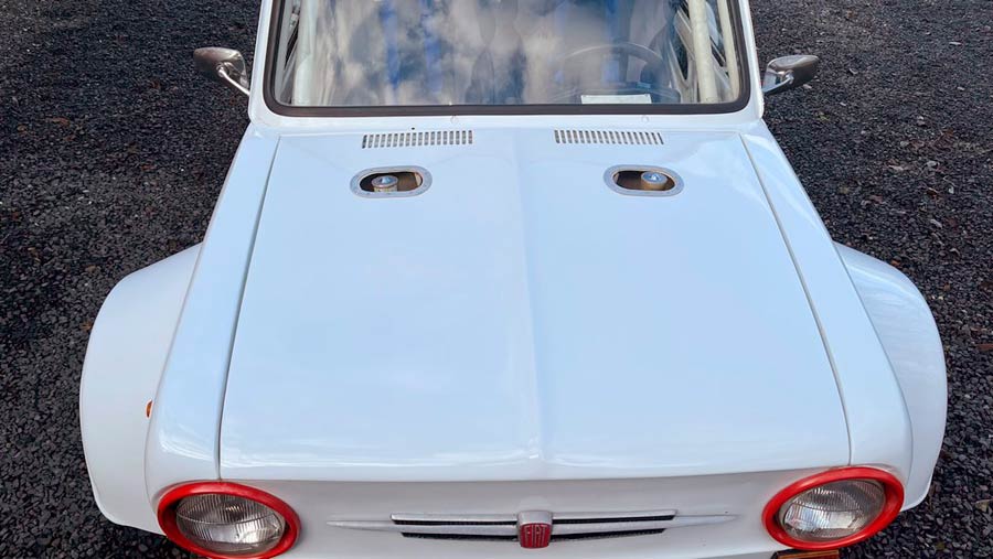 Fiat 850 met Hayabusa motor