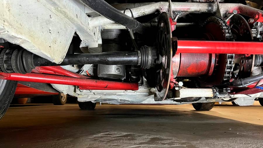 Fiat 850 met Hayabusa motor