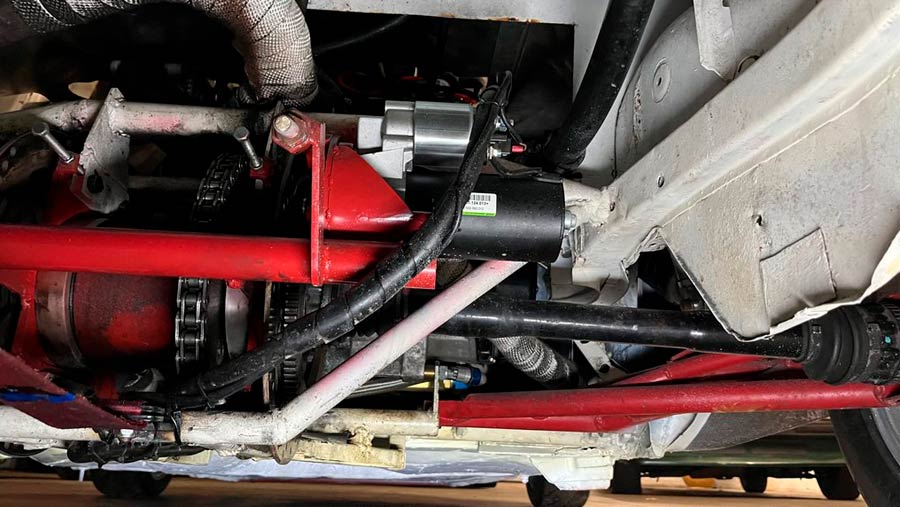 Fiat 850 met Hayabusa motor