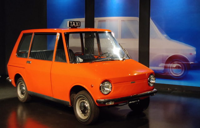 Fiat 850 City Taxi in MAuto Turijn Fiat 850 City Taxi