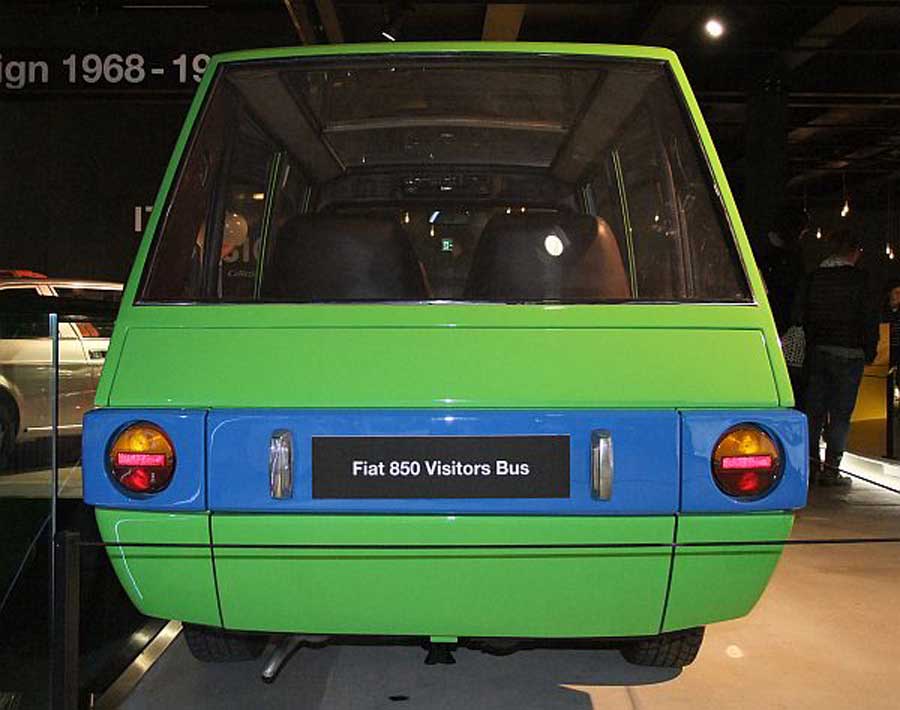 Fiat 850 Bertone visitors bus