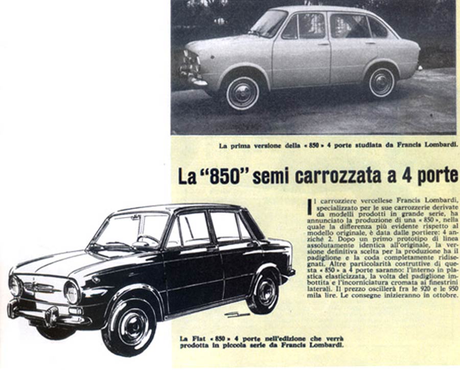 Lombardi 850 berlina 4drs