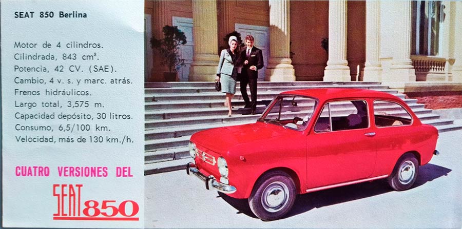 Catalogus gamma SEAT 850