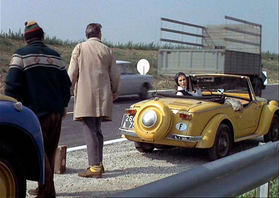 Siata 850 Spring in de film Trafic