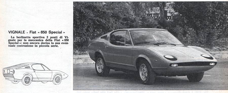 Vignale 850 Special Berlinetta