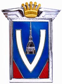 Carrozzeria Vignale logo; het logo toont een beroemde kerk in Turijn.